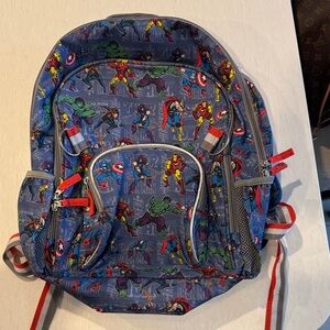 Pottery Barn Kids Superhero Backpack - Blue and Red
